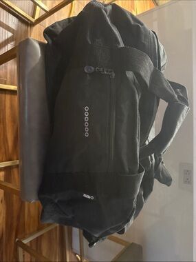 Black Men's Duffel Bag - Classic Travel Gym Bag